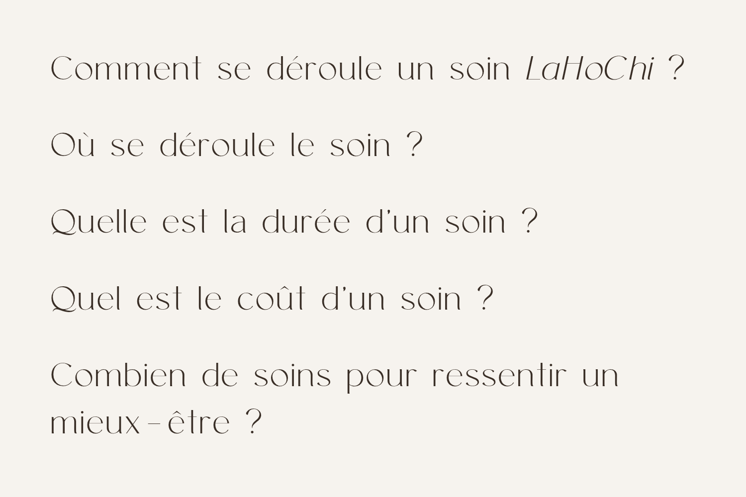 Huné FAQ soins énergétiques